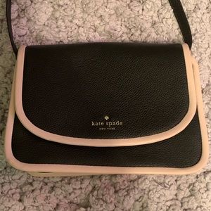 Black Pebble Leather Kate Spade Crossbody